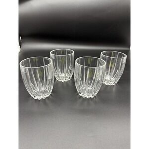 NEW SET OF 4 Marquis Waterford OMEGA Double Old Fashioned Glasses Mint